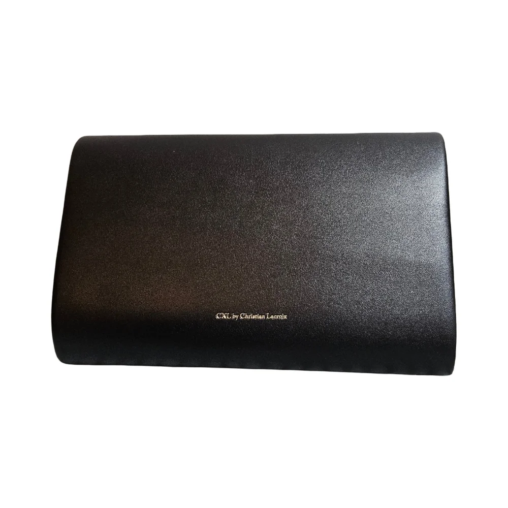 CXL By Christian Lacroix Black Clutch With Detachable Chain Bag NWT ($78)